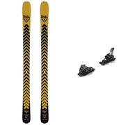 Blackcrows - Men's all-mountain skis - Pack Justis 2026 for Men in Wood - Gold Gold 177 cm.171 cm