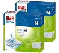 Blackcup Juwel BioPad M - Pack of 2 Fine Filter Sponge for Aquariums | Original Juwel Filter Medium for Effective Fine Filtering, Clear Water & Optimal Filter Performance