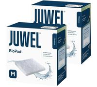 Blackcup Juwel BioPad M - Pack of 2 Fine Filter Sponge for Aquariums | Original Juwel Filter Medium for Effective Fine Filtering, Clear Water & Optimal Filter Performance
