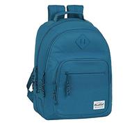 Safta Double Blackfit8 16l 32x44x14 Cm Backpack Blue Kids