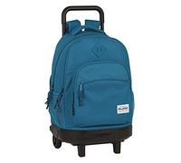 Safta Big Compact Wheeled Backpack 33l Blue