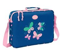 BLACKFIT8 BUTTERFLY - Extra School Wallet, Pencil Case, Shoulder Strap, Comfortable and Versatile, Quality and Resistance, 38 x 6 x 28 cm