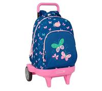 BLACKFIT8 BUTTERFLY - Large Backpack with Wheels, Compact Evolution, Removable, Ideal for Children of Different Ages, Comfortable and Versatile, Quality and Resistance, 33 x 22 x 45 cm