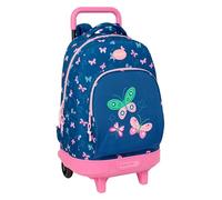 BLACKFIT8 Butterfly - Large Backpack with Wheels, Compact, Removable, Ideal for Children of Different Ages, Comfortable and Versatile, Quality and Resistance, 33 x 22 x 45 cm