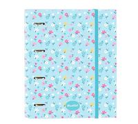 BLACKFIT8 Petals - Folder 4 Rings of 35 cm with 100 A4 Sheets, Ideal for Children of Different Ages, Comfortable and Versatile, Quality and Resistance, 27 x 3.5 x 32 cm
