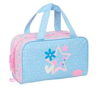 BLACKFIT8 SMILE Rectangular Toiletry Bag with Handle, Children's Toiletry Bag, Adaptable to Trolley, Ideal for Children from 5 to 14 Years, Comfortable and Versatile, Quality and Resistance, 31 x 14 x
