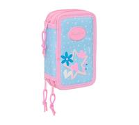 BLACKFIT8 SMILE - School Pencil Case with 37 Tools Included, Children's Pencil Case, Child, Ideal for Children from 5 to 14 Years, Comfortable and Versatile, Quality and Resistance, 12.5 x 5.5 x 19.5