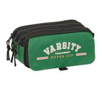 BLACKFIT8 VARSITY - Triple Big Pencil Case, Children's Pencil Case, Child, Ideal for School Age Children, Comfortable and Versatile, Quality and Resistance, 21.5 x 8 x 10 cm