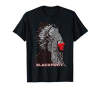 Blackfoot American Indian Proud Chief Vintage Respect T-Shirt