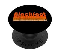 Blackfoot, Idaho Retro 80s Style PopSockets Adhesive PopGrip