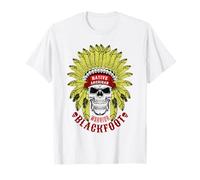 Blackfoot Native American Warrior Art Indigenous Clothing T-Shirt