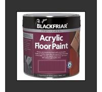 Blackfriar Acrylic Floor Paint - Hard Wearing - Black - 2.5 Litre