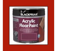 Blackfriar Acrylic Floor Paint - Hard Wearing - Tile Red - 2.5 Litre