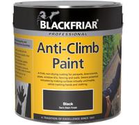 Blackfriar Anti-Climb Vandal Security Paint - Outdoor Semi-Matt Black - 5 Litre
