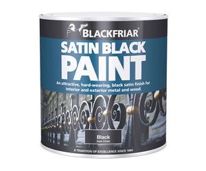 Blackfriar Bf0520003E1 Satin Black Paint 500Ml Bkfsb500