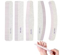 Blackfriday,Premium Nail Files Set - 20 Double-Sided Emery Boards with 100/180 Grits for Manicure and Pedicure, Suitable for Natural and Artificial Nails, 7 Inch Length,Cybermonday
