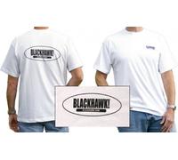 Blackhawk Men's Honor Short Sleeve T-Shirt with Grey Flag (White, Large)