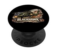 Blackhawk Military Helicopter UH60 Helicopter Aviation PopSockets Adhesive PopGrip