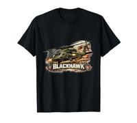 Blackhawk Military Helicopter UH60 Helicopter Aviation T-Shirt