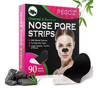Blackhead Blackhead Remover Nose Strips for Women - Gentle Pore Cleaning & Visible Pore Refinement with Witch Hazel & Bamboo Charcoal - Nose Pore Strips Anti-Blackhead Plasters, Pack of 90