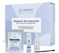 Blackhead Remover and Pore Minimizer Kit - Includes 10 Black Head Removal Nose Strips, 10 Exfoliating Cotton Swabs, 1 Pore Reducing Facial Toner - Made with Witch Hazel and Natural