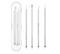 Blackhead Remover Comedone Squeezer Set, Pimple Squeezing Tool with Storage Box, Blackhead Remover Made of Stainless Steel, for Whitehead Acne on the Nose and Face