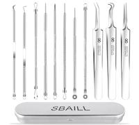 Blackhead Remover Comedones Extractor Acne Removal Kit,Pimple Popper Tool Kit for Blemish,Whitehead Popping, 11Pcs Zit Removing for Nose Face Tool with a Gift Box