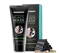 Blackhead Remover Mask, Bamboo Charcoal Peel Off Face Mask, Charcoal Face Mask, Blackhead Extractor, for Blackheads, Dirt, Acne, Pores Shrinking, for Men & Women, 100g