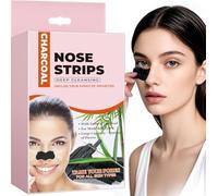 Blackhead Remover Strips,80 Pcs Charcoa Deep Cleansing Nose Pore Strips Blackhead Face Blackhead Remover Suitable for All Skin Types Effective for Men and Women (Black)