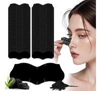 Blackhead Remover Strips,80 Pcs Charcoa Pore Strips Deep Cleansing Nose Strip Blackhead Face Blackhead Remover Suitable for All Skin Types Effective for Men and Women(Black)