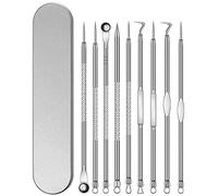 Blackhead Remover Tool Kit YUTOU 9 Pack Stainless Steel Comedone Extractor Tool Professional Blackhead Extractor Tools Set Acne Extractor for All Skin Types - with Stainless Steel Storage Box