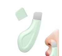 Blackhead Remover Tool Nose Scraper: Silicone Pore Cleaner for Face - Manual Blackhead Extractor for Women Men - Skin Scraper for T-Zone, Nose, Chin (Green)