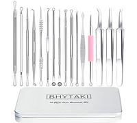 Blackhead Remover Tools, 2024 Latest 16 PCS Pimple Popper Tool Kit, Acne Blackhead Tools for Blemish, 410 Premium Professional Stainless Acne Pimple Extractor Tool with Metal Box