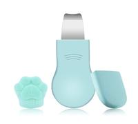 Blackhead Remover Tools, Silicone Face Scraper for Deep Cleansing, Dual-Head Skin Scrubber Face Spatula, Nose Blackhead Remover, Skin Care Tool for Women and Men (Green)