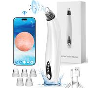 Blackhead Remover Vacuum, Upgraded 1080P HD Camera WiFi Visible Facial Pore Cleanser Electric with 3 Suction Power Modes,5 Suction Heads for Pimple Whitehead Acne Facial Deep Cleansing Remover Tool