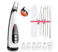 Blackhead Remover Vacuum, USB Rechargeable Electric Blackhead Remover, Suitable for Removing Blackheads, Acne, Whiteheads, Dead Skin,3 Suction Modes, 6 Replaceable Probes
