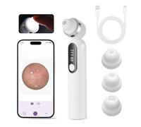 Blackhead Remover Vacuum, USB Rechargeable Skincare with 3 Adjustable Suction Modes, Pore Cleaner and Comedone Extractor with Built-in Camera for All Skin Types