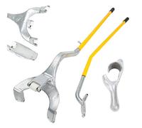 BLACKHORSE-RACING 17.5" to 24.5" Tire Changer Mount Demount Removal Tool Tubeless Truck Extra Bead Keeper Yellow