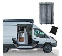 BLACKHORSE-RACING Magnetic Mosquito Net Replacement for Mercedes Sprinter Vans and Other Motorhomes, Magnetic Mosquito Net for Motorhome with Sliding Door - Medium