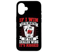 Blackjack Black Jack Blackjack Funny Casino Card Game Case for iPhone 16