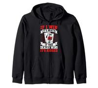 Blackjack Black Jack Blackjack Funny Casino Card Game Zip Hoodie