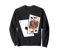 Blackjack Playing Card Sweatshirt