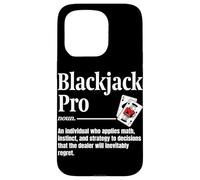 BlackJack Pro Definition Black Jack Funny Casino Card Game Case for iPhone 15 Pro