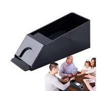 Blackjack Shoe, Card Dispenser, Poker Dealer Holder, Blackjacks Distribution Shoe, Reusable Card Dispenser, Game Table Accessory For Cl