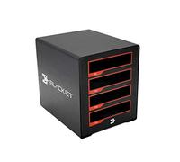 Blackjet Thunderbolt 3 Cinema Dock System with Swappable Media Reader Modules and RAID Support (TX-4DS - 4-Bay Thunderbolt 3 Docking System)