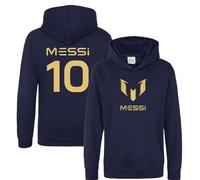 BlackMacaw - Kids Lionel Messi Inspired Soccer Hoodie| Birthday Gift | Football Kit Jumpers for Boys Girls | Long Sleeve Hooded with Pocket | Mbappe support kids Unisex hoodies | Match Football Hoodie