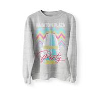 BlackMacaw Nakatomi Plaza Party 1988 Christmas Jumper, Ugly Sweater, Christmas Sweatshirt, Xmas Funny 80's Die Movie Bruce_HGRE_XL Heather Grey