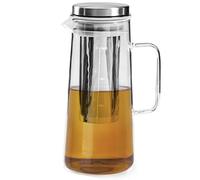 Blackmoor 1000ml Double Wall Cold Brew Pitcher/Easy Clean Borosilicate Glass Carafe and Stainless Steel 304 Filter/Elegant Coffee & Tea Brewing Jug for Home or Entertaining 68389