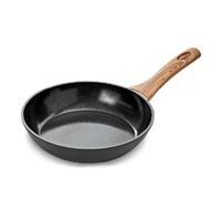 Blackmoor 20cm Frying Pan with Wood Effect Bakelite Handle/Non-Stick Ceramic-Coated Skillet, PFAS-Free, Suitable for All Hob Types/Sherwood Classic Range 65309