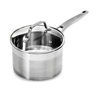 Blackmoor 20cm Stainless Steel Saucepan with Lid/High Grade, PFAS-Free, Suitable for All Hob Types Including Induction and Oven Cooking/Pro Range 65219